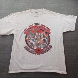 VTG Chicago Bulls 1997 NBA Champs Finals Starter T-Shirt Mens‎ XL Jordan Pippen